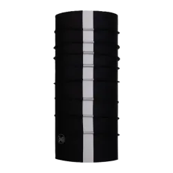 BUFF® Safety - Ecostretch Mehrzweckschal Reflective Black (UV-Schutz+Reflektierend)