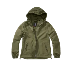 Brandit - Women Summer Frontzip Windbreaker olive