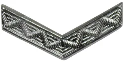 CZ/SK Metallabzeichen, silber, 