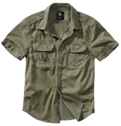 Brandit - Vintage Shirt Short Sleeve olive