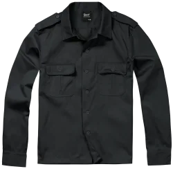 Brandit - US Shirt Long Sleeve black