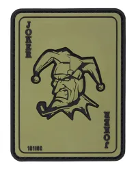 Klettabzeichen Joker - oliv