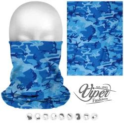 Mehrzweckschal 9 in 1, blau 