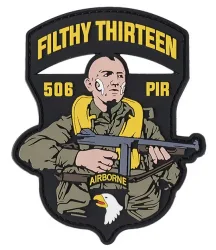 Klettabzeichen 506 PIR filthy thirteen - color
