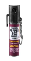 Pepper-Box Pfefferspray - 20 ml, mit Schlüsselanhänger (Nebel)