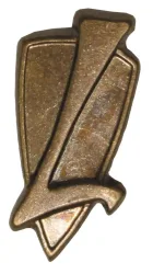 CZ/SK Metallabzeichen, bronze, 