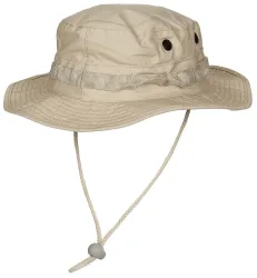 US GI Buschhut, mit Kinnband, GI Boonie, Rip Stop, khaki
