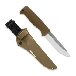 Peltonen Knives - M07 N690 Ranger Puukko coyote, unbeschichtet, Kompositscheide (coyote)