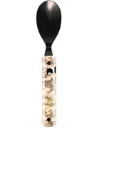 AKINOD - Besteckset faltbar 13H25, Hochglanz Schwarz, Pixel Camo