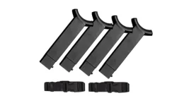 Disc-O-Bed - Bunk-Kit 4-er Set Zusatzstücke + 2 Sicherheitsriemen (zum Etagenbett-Ausbau)