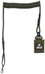 Sicherheitsband für Pistole, oliv, mit Karabiner