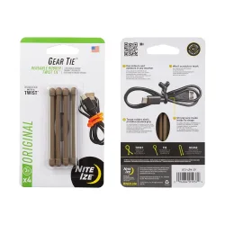 Nite Ize - Mehrzweckbinder Gear Tie Original, 3 Inch (coyote)