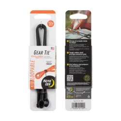 Nite Ize - Mehrzweckbinder Gear Tie Loopable, 12 Inch (schwarz)