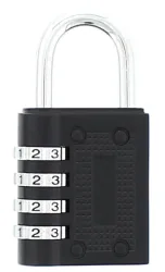 Zahlenschloss mit 4-stelligen Code (7,9x4,0x2,0 cm)