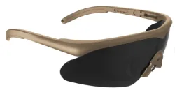 Swisseye Tactical - Brille Raptor Pro rubber brown (Grösse S)