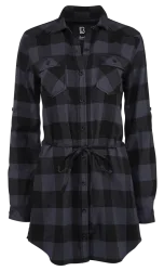 Brandit - Women Lucy Longshirt Long Sleeve black/grey