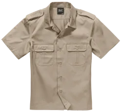 Brandit - US Shirt Short Sleeve beige