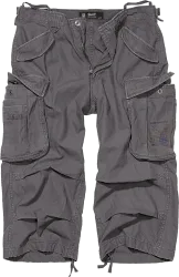 Brandit - Industry Vintage 3/4 Shorts anthracite