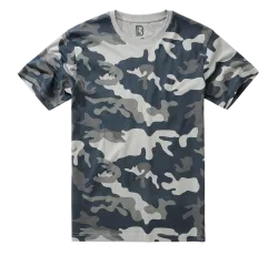 Brandit - T-Shirt grey camo