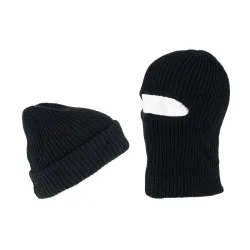 Biwak-Kommandomütze 2in1 (schwarz)
