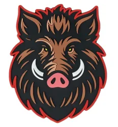 Klettabzeichen Wild boar - color