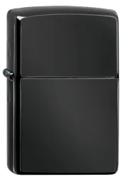 Zippo Feuerzeug - High Polish Black (schwarz poliert)