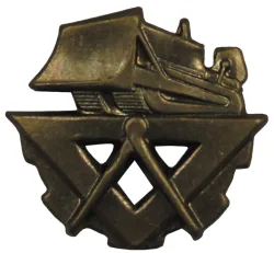 CZ/SK Metallabzeichen, bronze, 