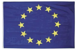 Fahne, Europa, Polyester, 90 x 150 cm