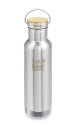 Klean Kanteen - Trinkflasche Insulated Reflect Brushed 592ml mit Bambus-Schraubverschluss