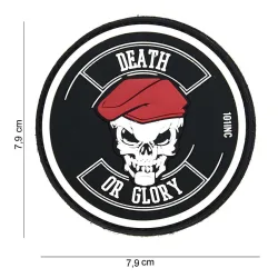 Klettabzeichen Death Or Glory - schwarz
