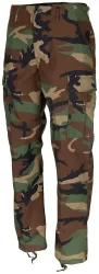 US Kampfhose, BDU, Rip Stop, woodland
