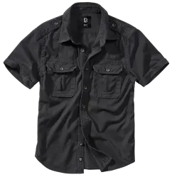 Brandit - Vintage Shirt Short Sleeve black
