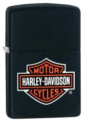 Zippo Feuerzeug - Harley-Davidson® (schwarz matt)