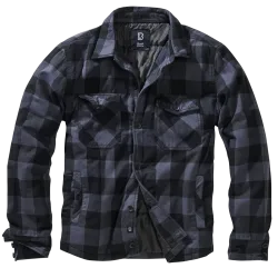 Brandit - Lumber Jacket black/grey