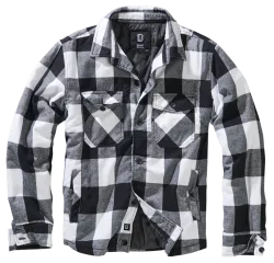 Brandit - Lumber Jacket white-black