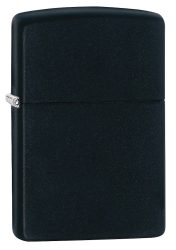 Zippo-Feuerzeug Black Matte - mit gratis Gravur - Zippo Feuerzeuge