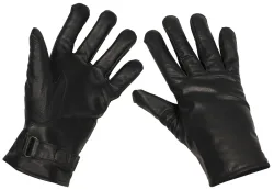 BW Lederhandschuhe, schwarz