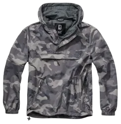 Brandit - Summer Windbreaker grey camo