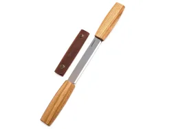 BeaverCraft - DK2S Zugmesser mit Lederscheide