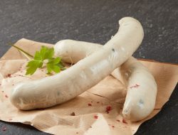 Bio Bärlauchbratwurst, 1 Paar, ca. 280g
