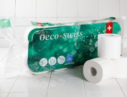 Schweizer WC-Papier Classic 3-lagig, 100% Recycling-Faserstoff, 10 Rollen
