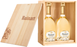 Ruinart Blanc de Blancs Duo Holzkiste Ruinart - Champagne, Frankreich