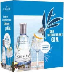 Gin Mare Mediterranean Gin + 1 Ballon Glas Gin Mare - Spanien