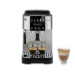 De'Longhi Kaffeevollautomat Magnifica Start ECAM 220.30.SB, für Bohnen/Pulver, 1450 W, bis 1,8 l/250 g, Milchaufschäumer, silber-schwarz