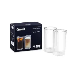 De'Longhi Delonghi Doppelwandige Cold Brew Gläser, 300 ml, 2erSet DLSC325