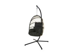 Pro Garden -  Hängesessel, One Size, Schwarz