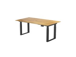 CONTINI, Unsere Neuheiten, CONTINI höhenverstellbarer Bürotisch 2.0x0.9m Eiche / Gestell ET223Q schwarz, Produkte & Wohnen