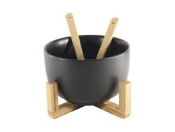 Tavola, Unsere Neuheiten, Tavola 4-teiliges Salatset schwarz, Produkte & Wohnen