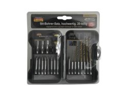 Masterproof, Unsere Neuheiten, Masterproof Bit-Bohrer-Satz hochwertig 20-teilig, Produkte & Wohnen