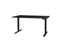CONTINI, Unsere Neuheiten, CONTINI höhenverstellbarer Bürotisch 1.6x0.8m schwarz / Gestell schwarz RAL 9005, Produkte & Wohnen